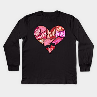 Love puzzle Kids Long Sleeve T-Shirt